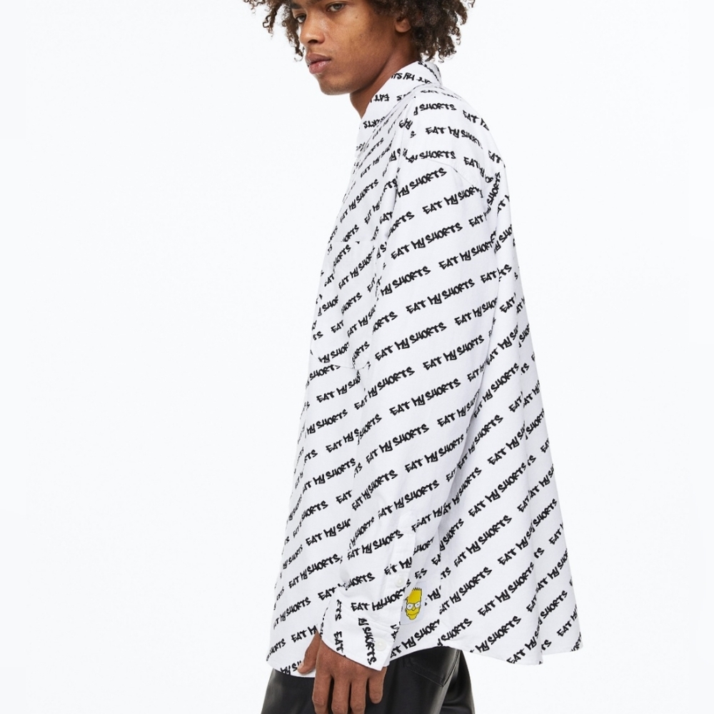 H&M eat my shorts Simpsons shirt, size‎ XL